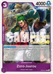 Zoro-Juurou (Judge Pack Vol. 3) [One Piece Promotion Cards] | Silver Goblin