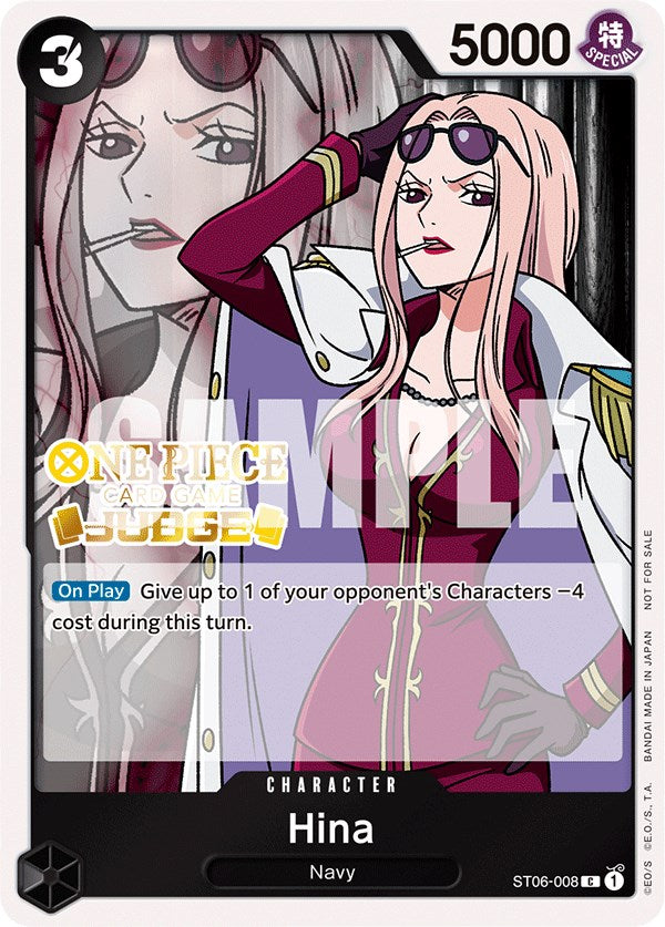 Hina (Judge Pack Vol. 3) [One Piece Promotion Cards] | Silver Goblin