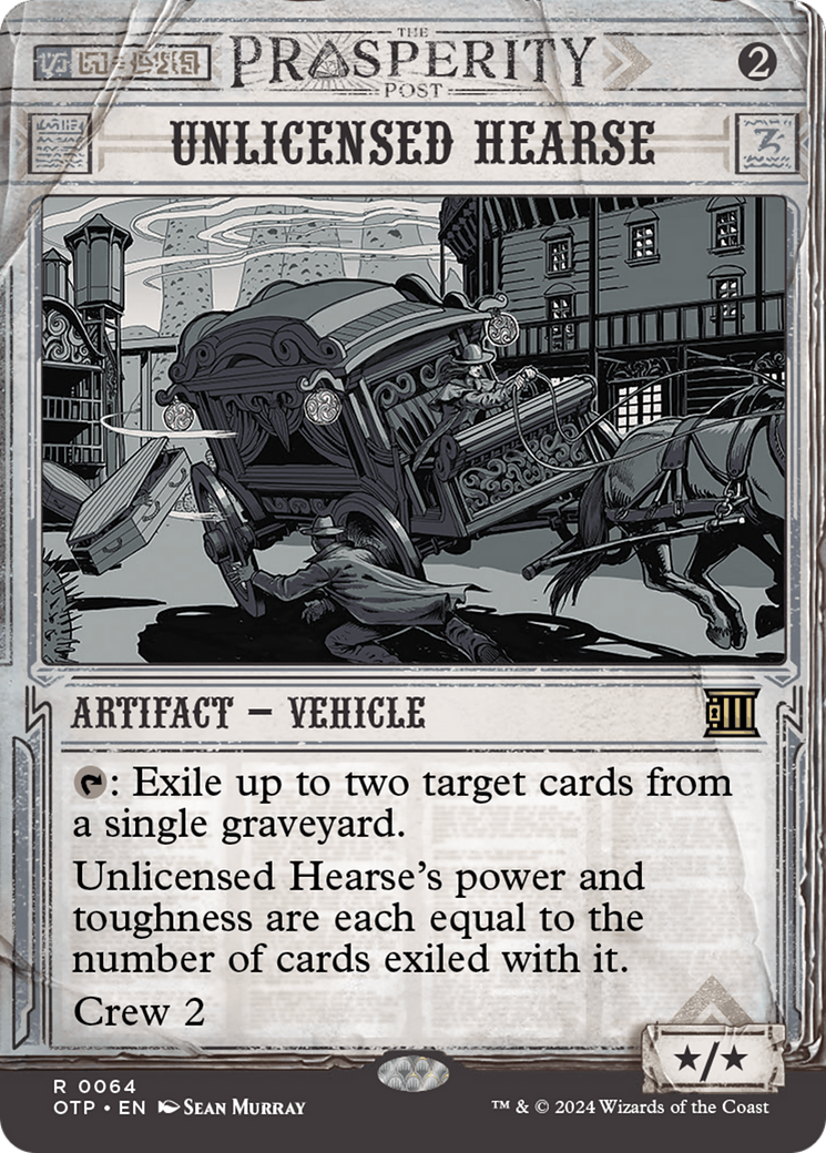 Unlicensed Hearse [Outlaws of Thunder Junction: Breaking News] Foil