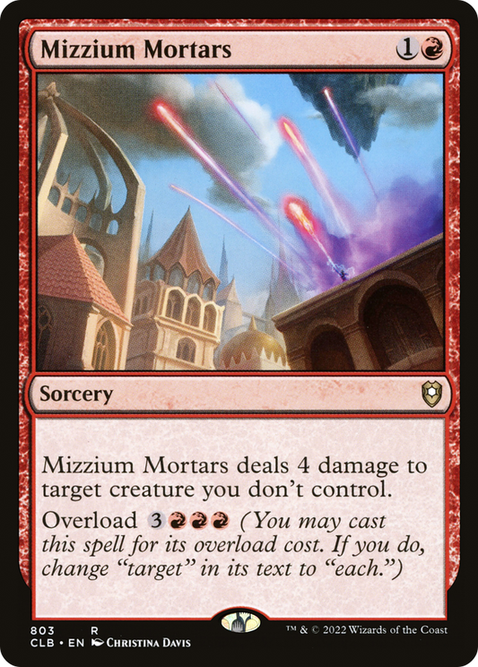 Mizzium Mortars [Commander Legends: Battle for Baldur's Gate]