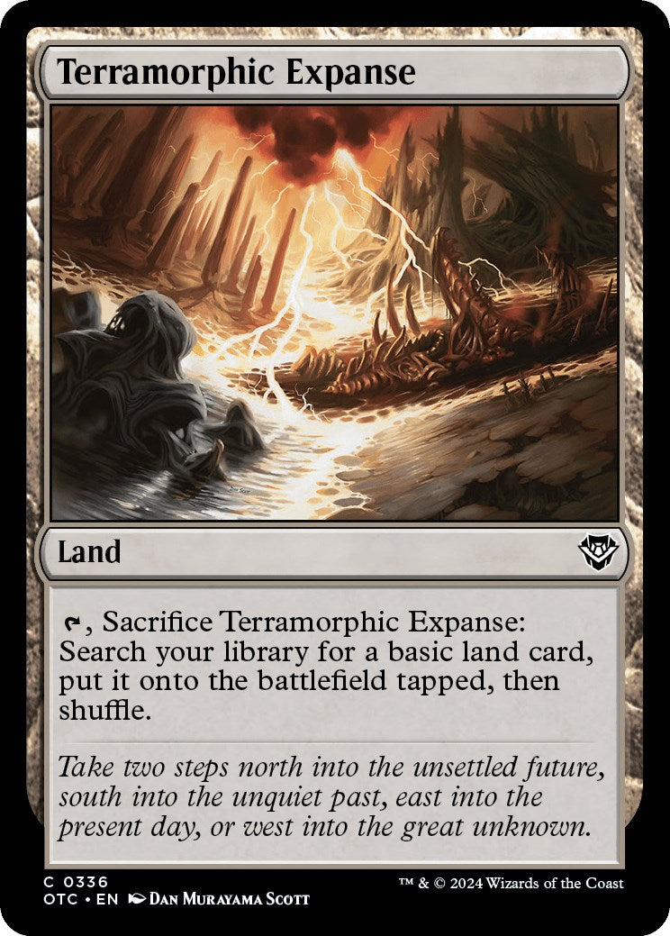 Terramorphic Expanse [Outlaws of Thunder Junction Commander] | Silver Goblin