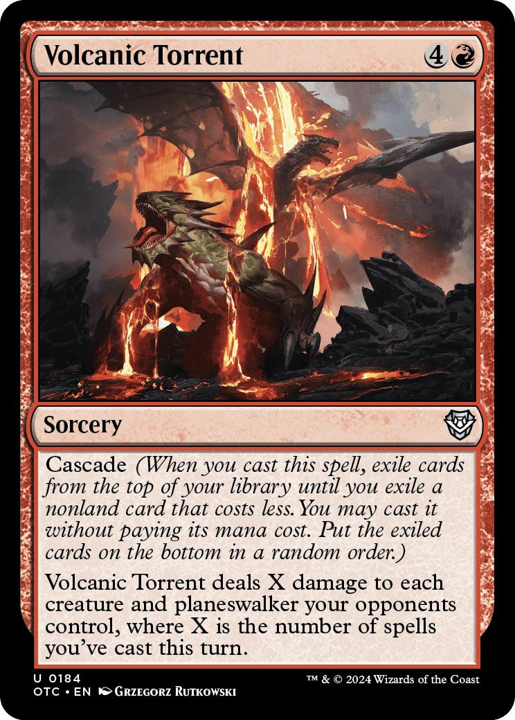 Volcanic Torrent [Outlaws of Thunder Junction Commander] | Silver Goblin