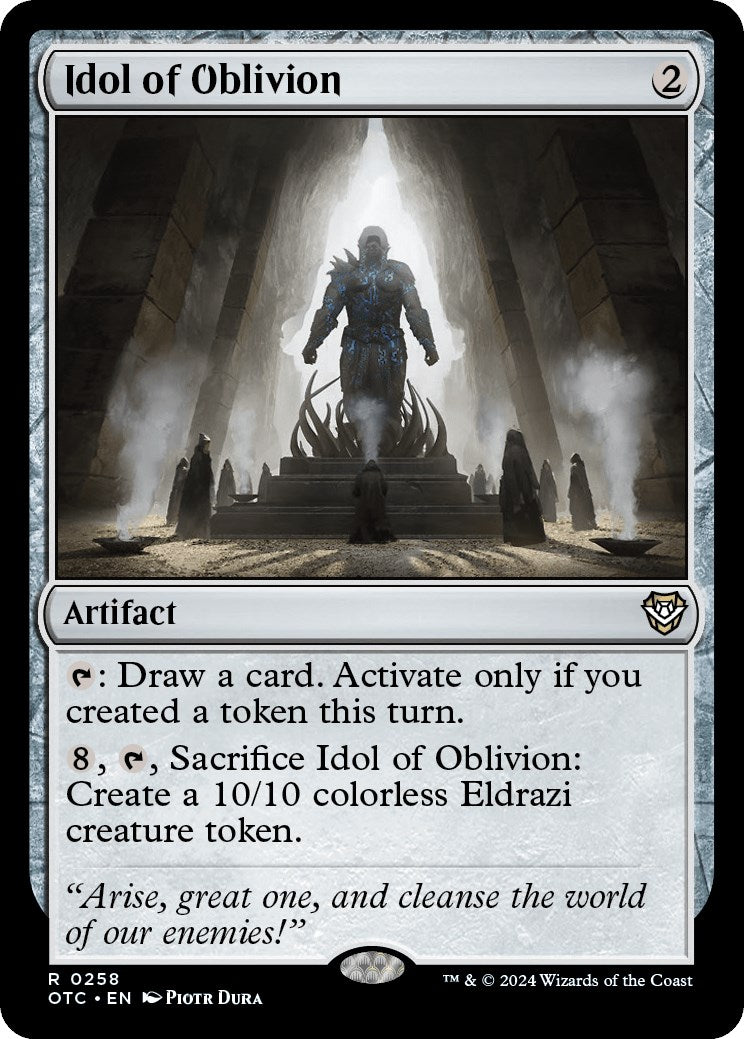 Idol of Oblivion [Outlaws of Thunder Junction Commander] | Silver Goblin