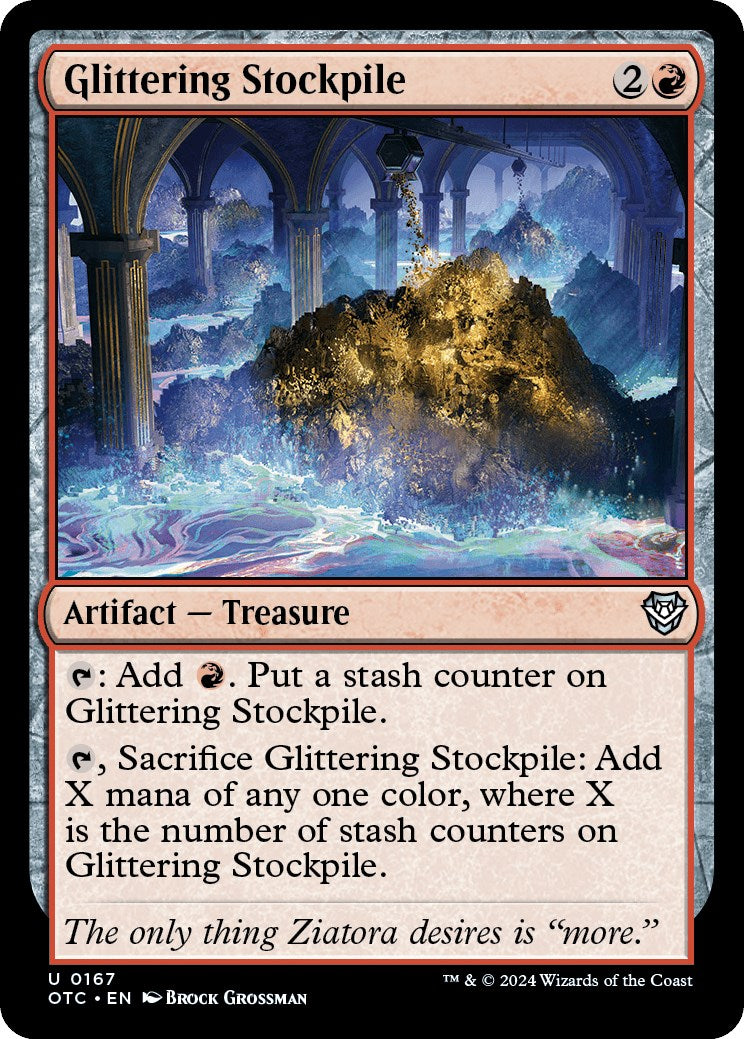 Glittering Stockpile [Outlaws of Thunder Junction Commander] | Silver Goblin