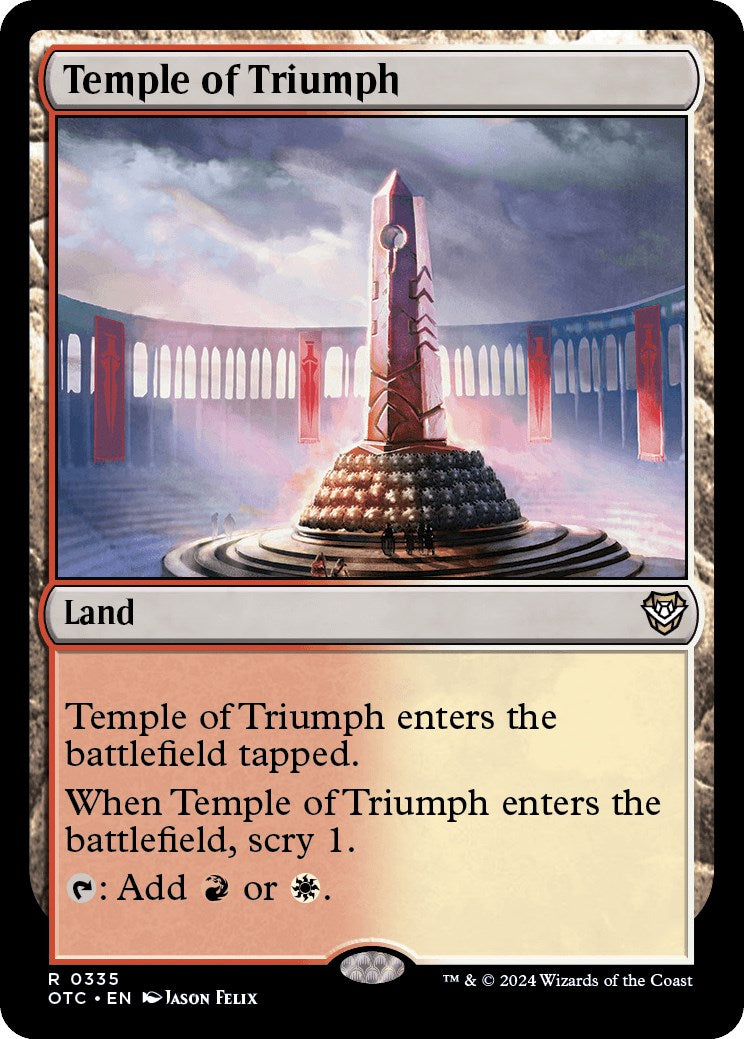 Temple of Triumph [Outlaws of Thunder Junction Commander] | Silver Goblin