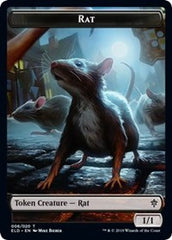 Rat // Food (18) Double-Sided Token [Throne of Eldraine Tokens] | Silver Goblin