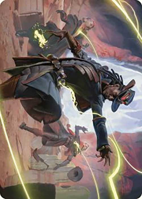 Lilah, Undefeated Slickshot Art Card [Outlaws of Thunder Junction Art Series] | Silver Goblin