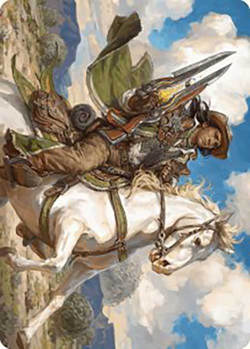 Wylie Duke, Atiin Hero Art Card [Outlaws of Thunder Junction Art Series] | Silver Goblin