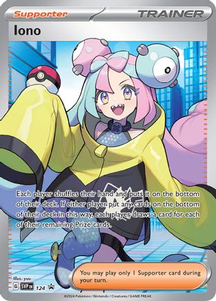 Iono - 124 (124) Holofoil - SV Scarlet & Violet Promo Cards