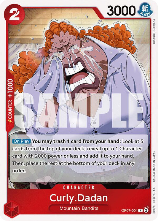 Curly.Dadan Foil (OP07-004) - 500 Years in the Future