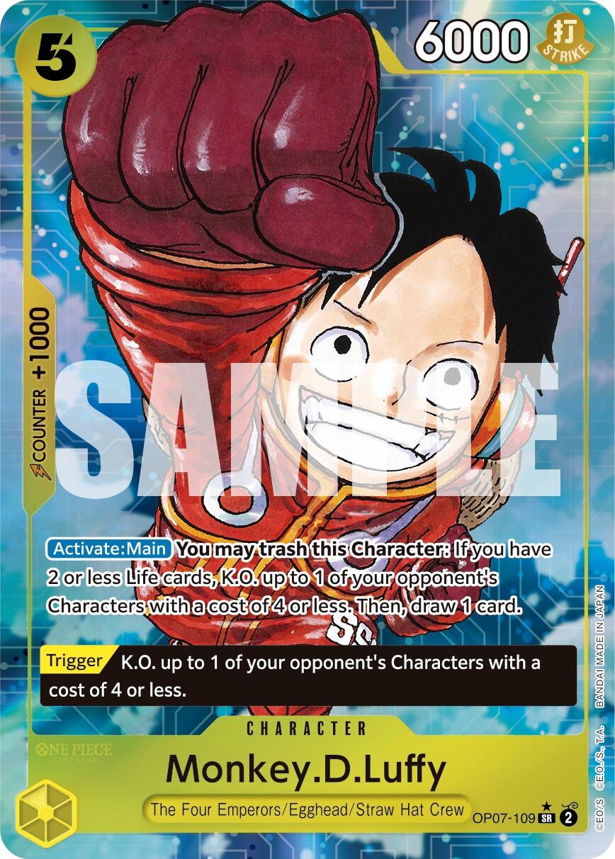 Monkey.D.Luffy (109) (Parallel) Foil (OP07-109) - 500 Years in the Future