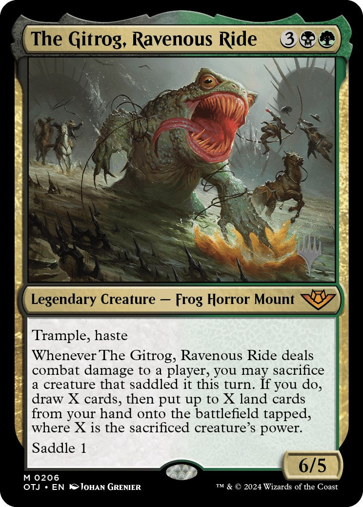 The Gitrog, Ravenous Ride (Promo Pack) [Outlaws of Thunder Junction Promos] | Silver Goblin