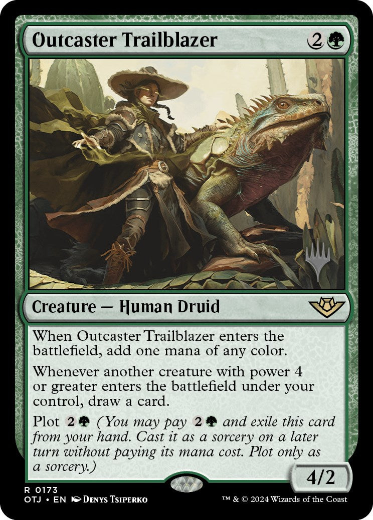 Outcaster Trailblazer (Promo Pack) [Outlaws of Thunder Junction Promos] | Silver Goblin