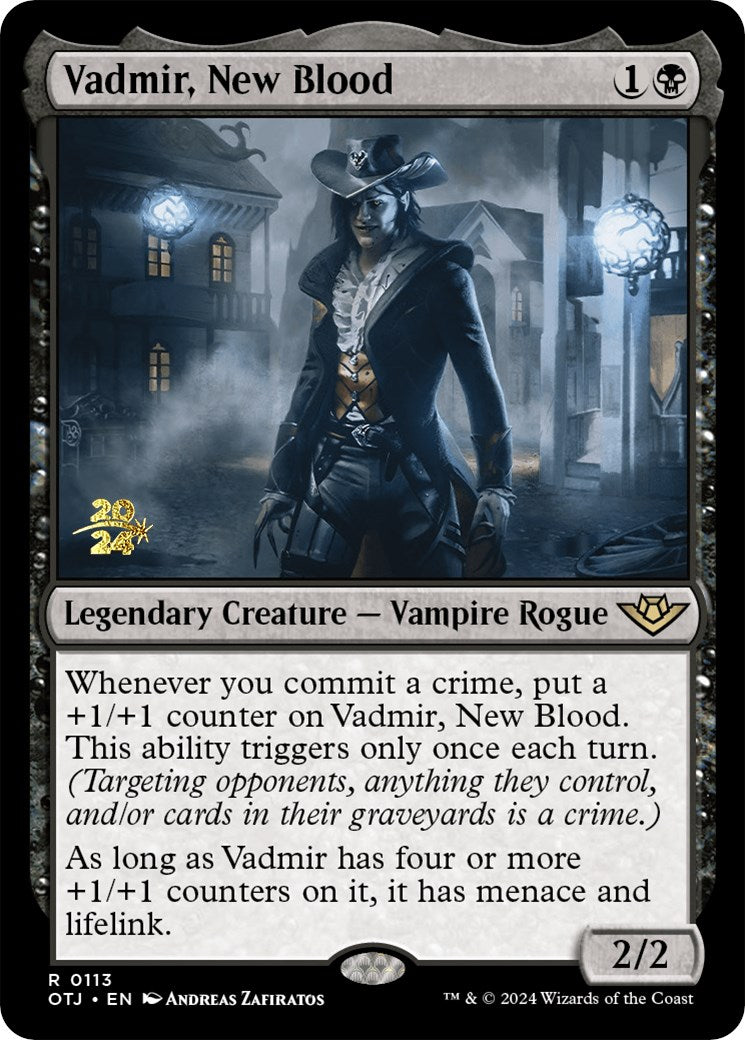 Vadmir, New Blood [Outlaws of Thunder Junction Prerelease Promos] | Silver Goblin