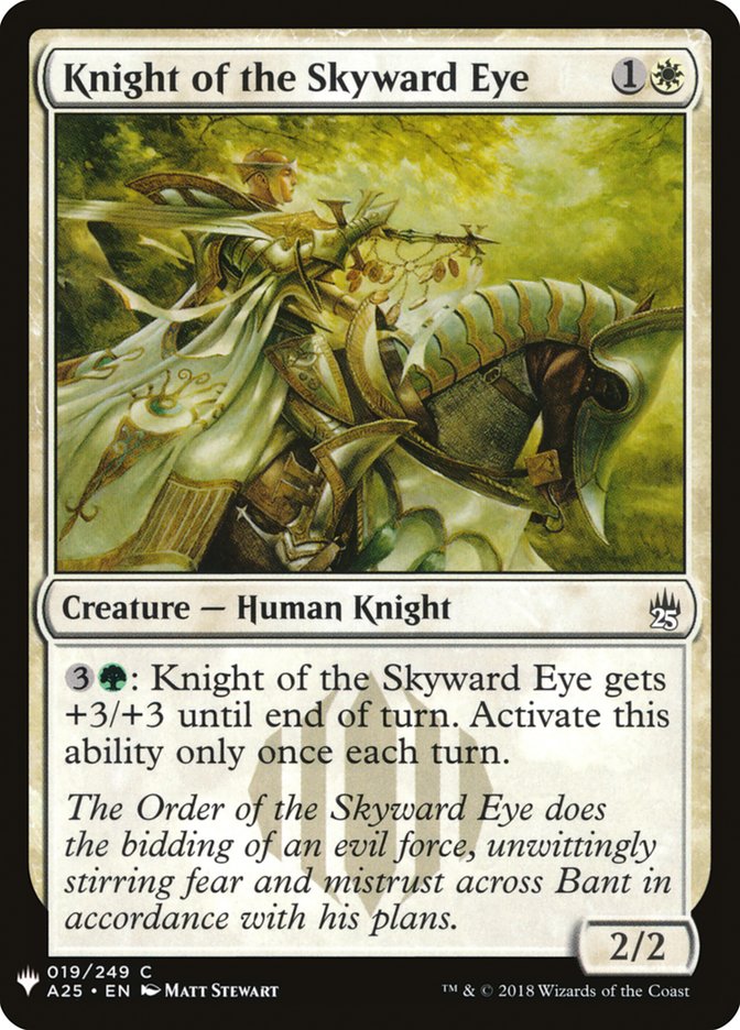 Knight of the Skyward Eye [Mystery Booster] | Silver Goblin