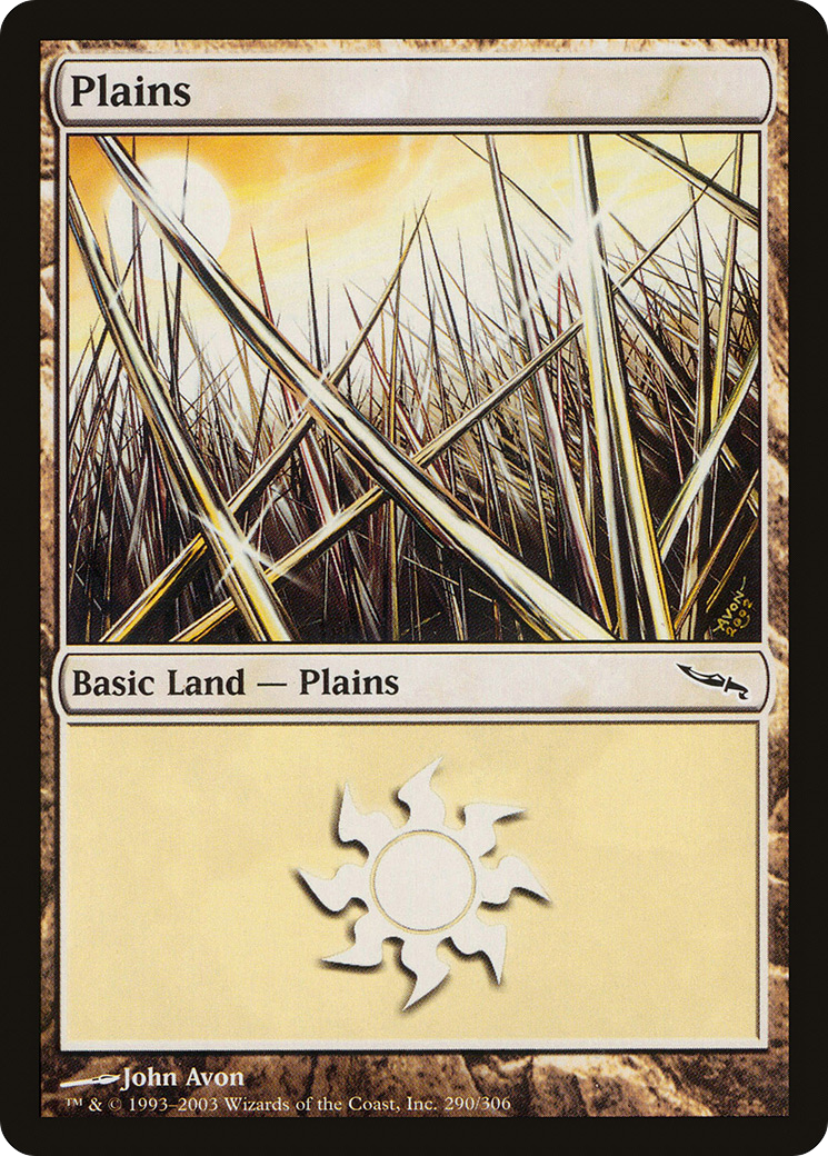Plains (290) [Mirrodin] Foil