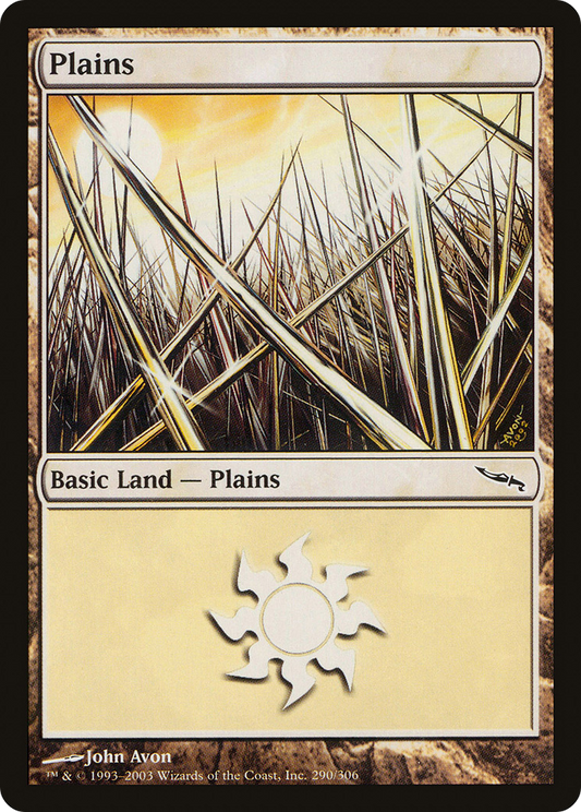 Plains (290) [Mirrodin] Foil