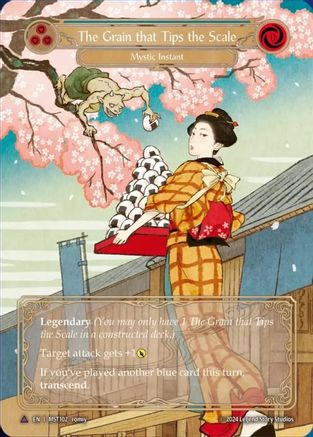 The Grain that Tips the Scale (Marvel) (MST102) Cold Foil - Part the Mistveil
