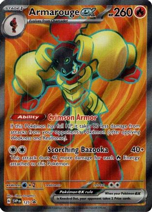 Armarouge ex - 125 (125) Holofoil - SV Scarlet & Violet Promo Cards