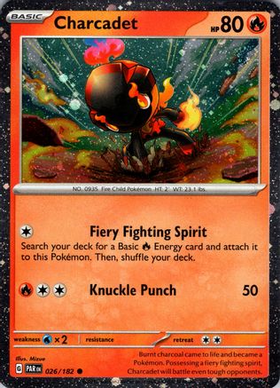 Charcadet - 026/182 (Cosmos Foil) (26) Holofoil - Miscellaneous Cards & Products