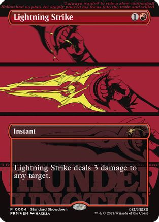 Lightning Strike Foil (004) - Standard Showdown Promos | Silver Goblin