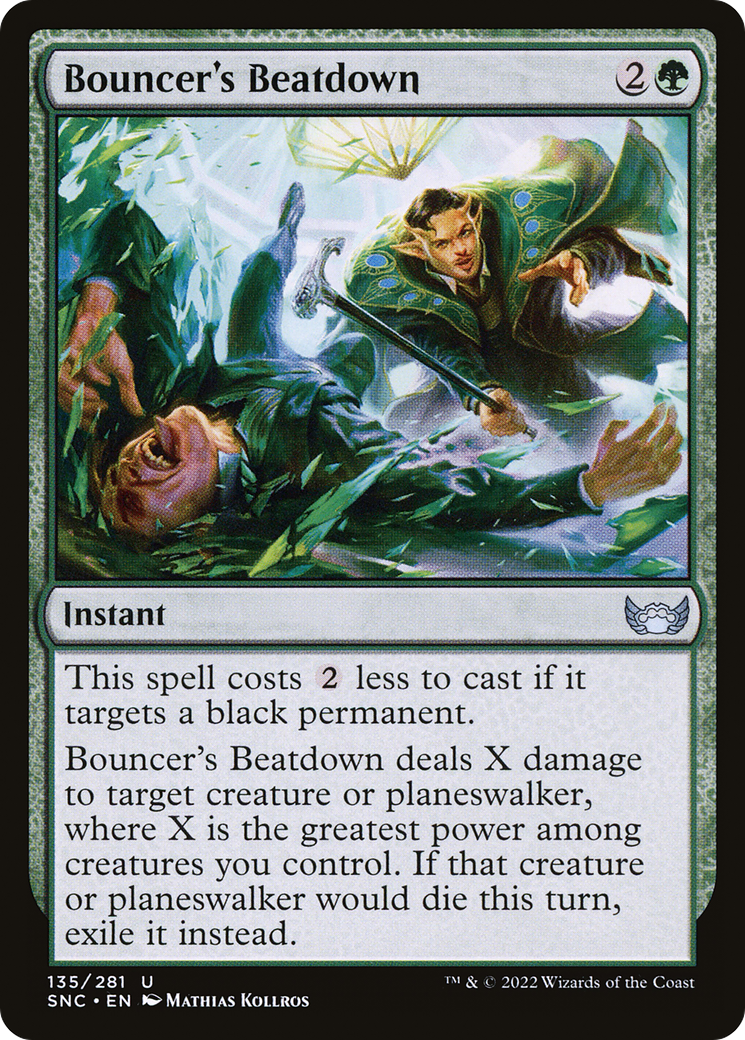 Bouncer's Beatdown [Streets of New Capenna] Foil