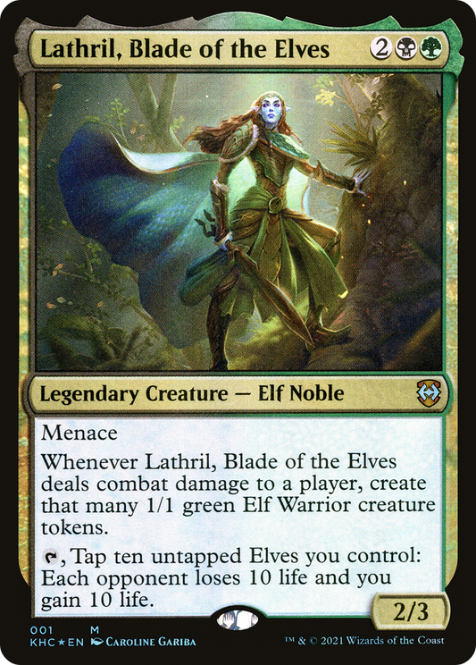 Lathril, Blade of the Elves [Kaldheim Commander] Foil