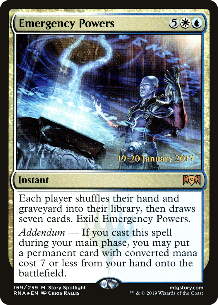 Emergency Powers [Ravnica Allegiance Prerelease Promos] | Silver Goblin