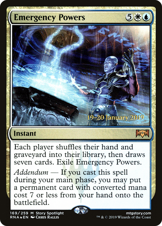 Emergency Powers [Ravnica Allegiance Prerelease Promos]