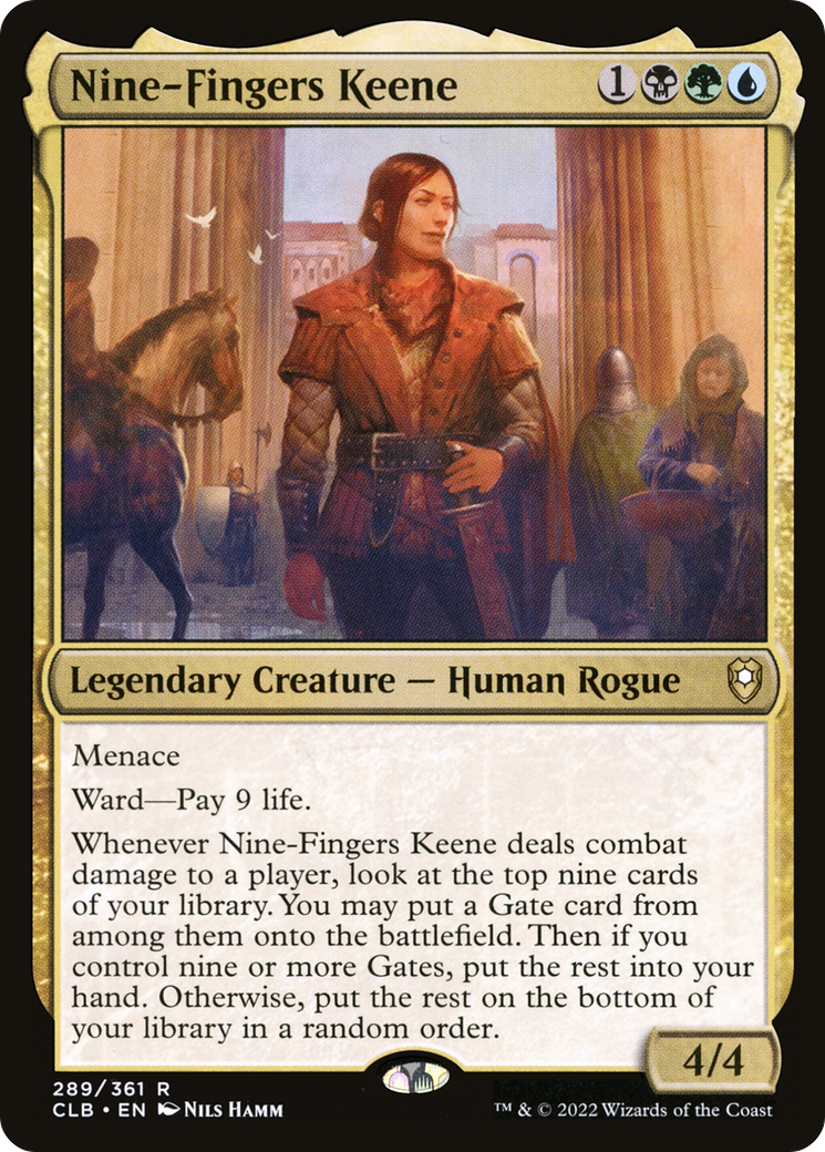 Nine-Fingers Keene [Commander Legends: Battle for Baldur's Gate] Foil