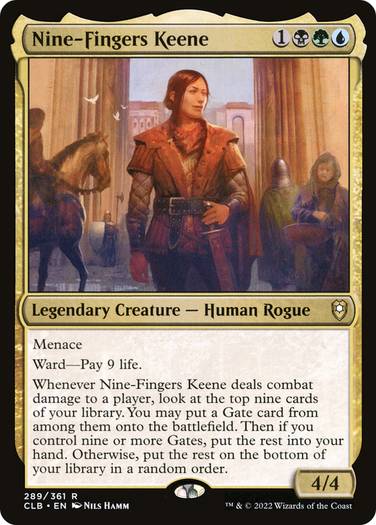 Nine-Fingers Keene [Commander Legends: Battle for Baldur's Gate] Foil