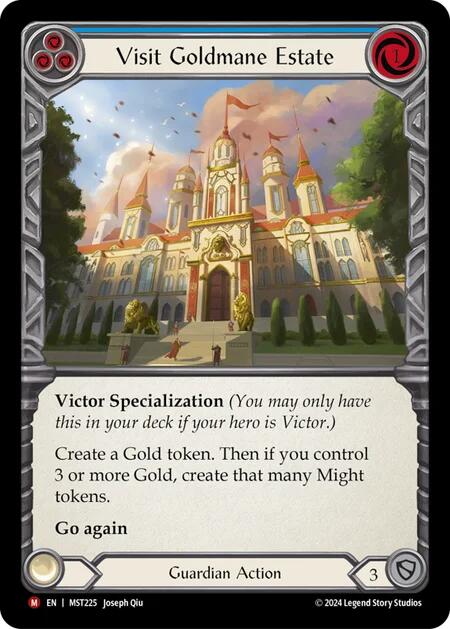 Visit Goldmane Estate [MST225] (Part the Mistveil)  Rainbow Foil | Silver Goblin