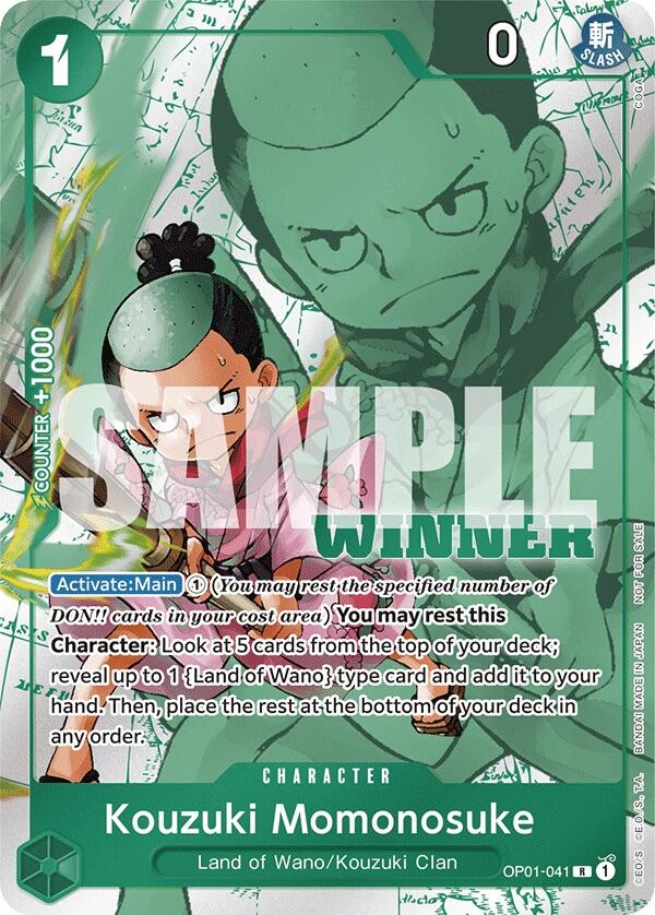 Kouzuki Momonosuke (Winner Pack Vol. 7) [One Piece Promotion Cards] | Silver Goblin