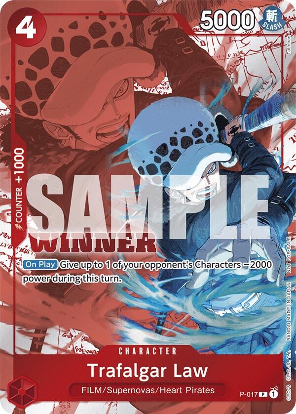 Trafalgar Law (Winner Pack Vol. 7) (P-017) Foil