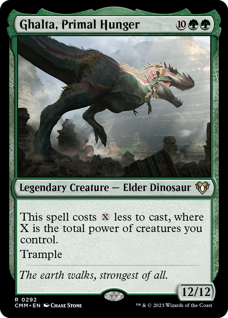 Ghalta, Primal Hunger [Commander Masters] Foil