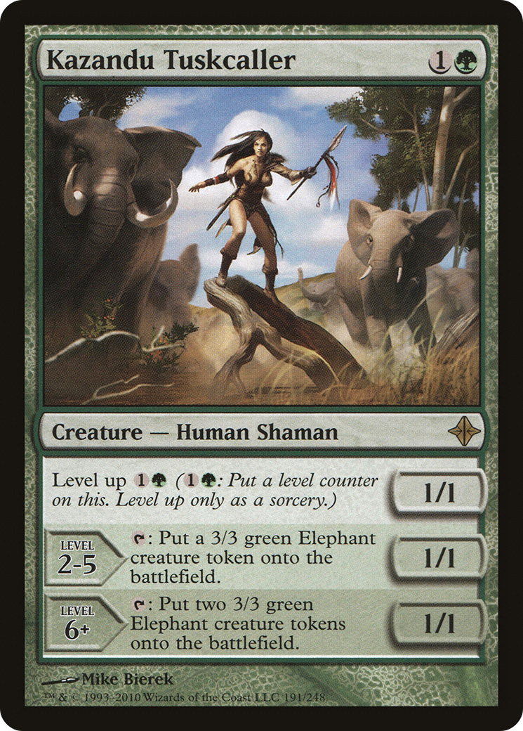Kazandu Tuskcaller (191) Foil - Rise of the Eldrazi