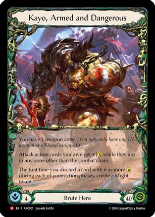 Kayo, Armed and Dangerous (AKO001)  - Armory Deck: Kayo