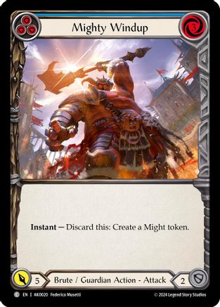 Mighty Windup (Blue) (AKO020) - Armory Deck: Kayo