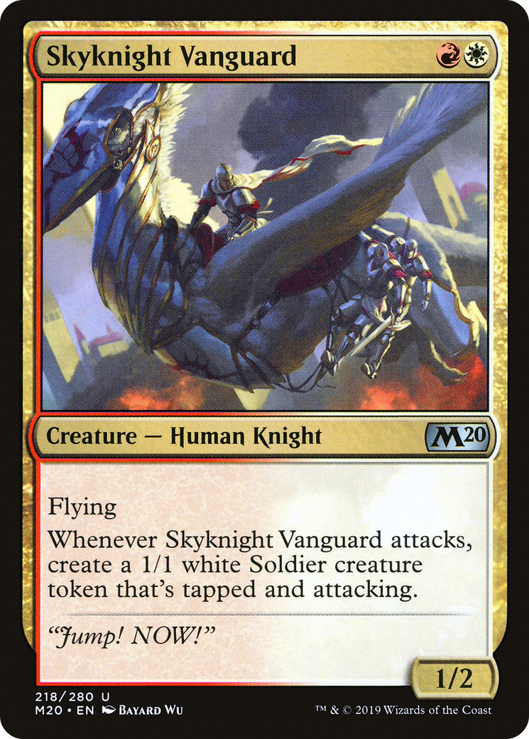 Skyknight Vanguard (218) Foil - Core Set 2020
