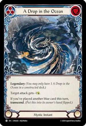 A Drop in the Ocean (ENG025) - Blitz Deck: Part the Mistveil - Enigma