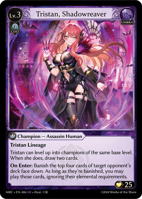 Tristan, Shadowreaver (006) [Mercurial Heart] Foil