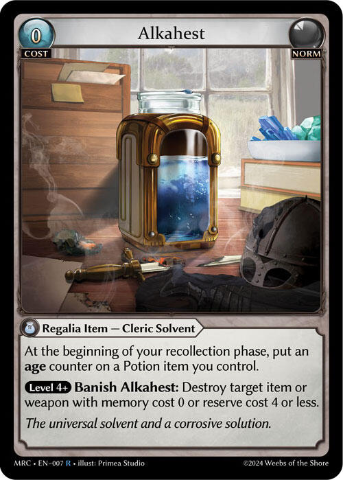 Alkahest (007) [Mercurial Heart] Foil
