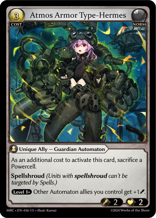Atmos Armor Type-Hermes (036) [Mercurial Heart] Foil