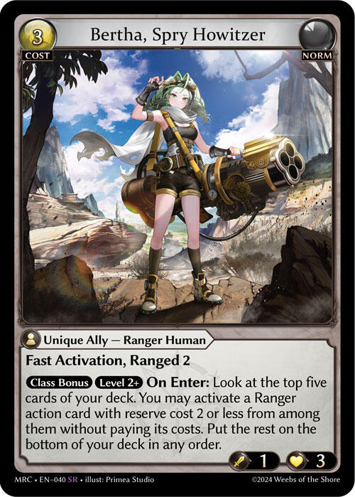 Bertha, Spry Howitzer (040) [Mercurial Heart] Foil