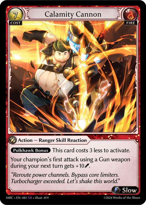 Calamity Cannon (081) [Mercurial Heart] Foil