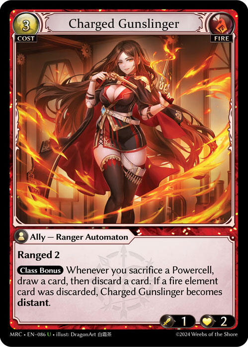 Charged Gunslinger (086) [Mercurial Heart] Foil
