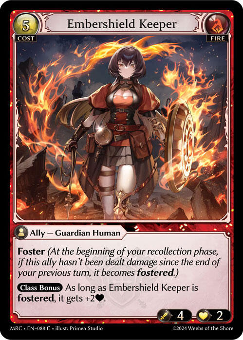 Embershield Keeper (088) [Mercurial Heart] Foil