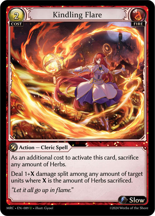 Kindling Flare (089) [Mercurial Heart] Foil