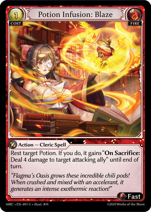 Potion Infusion: Blaze (091) [Mercurial Heart] Foil