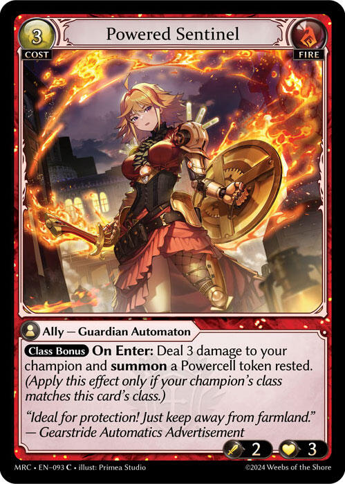 Powered Sentinel (093) [Mercurial Heart] Foil